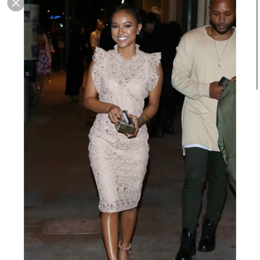 Zara midi lace dress